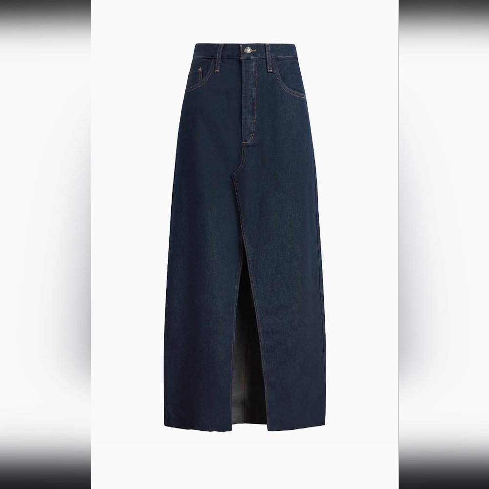 NWT Favorite Daughter Denim Sunny Maxi Skirt 29 - Color Perth